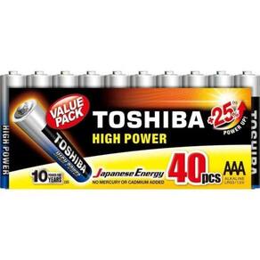 Pilha Alcalina Aaa 1,5v Lr03gcp (c/40 Pilhas)Toshiba