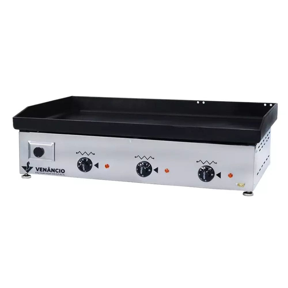 Chapa Bifeteira Elétrica 80cm Venâncio Deguste Luxo 6,35mm de Espessura CE80 220V