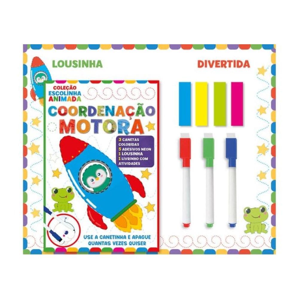Coleção Escolinha Animada - Coordenação Motora