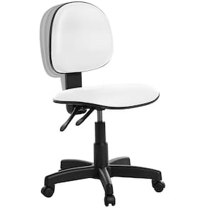 Cadeira Escritorio Executiva Com Back Em Viena Branco
