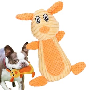 Mordedor Pelucia Com Apito Caes Gato Cachorro Pet Animais Estimaçao Brinquedo de Dentiçao Petshop