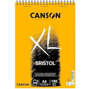 Bloco Bristol XL Canson A4 180g/m² 50 Folhas