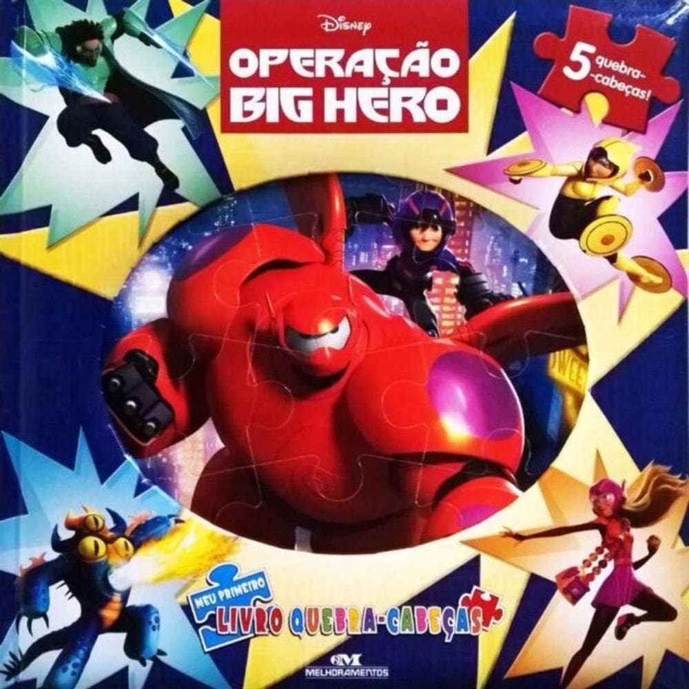 Operação Big Hero - Meu Primeiro Livro Quebra-cabeças