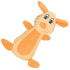 Mordedor Pelucia Com Apito Cachorro Gato Pet Caes Brinquedo De Dentiçao