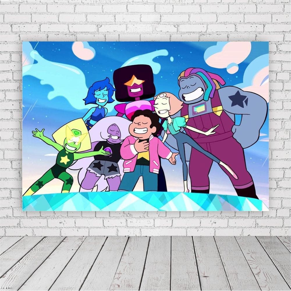 Painel Retangular Steven Universo 1,5X1,0M Lona Fosca