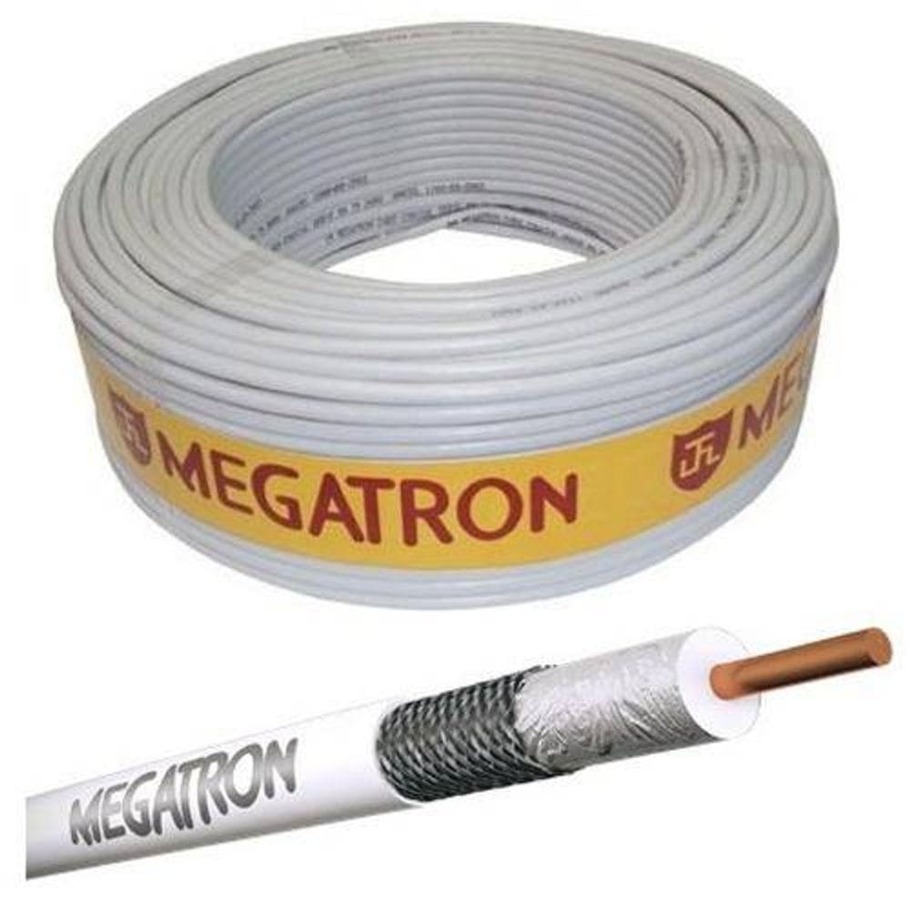 Cabo Coaxial Rg59 Rolo com 100 metros Megatron