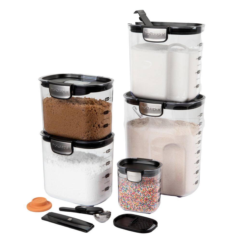 Conjunto de recipientes para armazenamento de alimentos Progressive ProKeeper+ de 9 peças