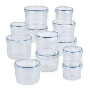 Conjunto de caixas de armazenamento de alimentos LockNlock Easy Essentials 24 peças