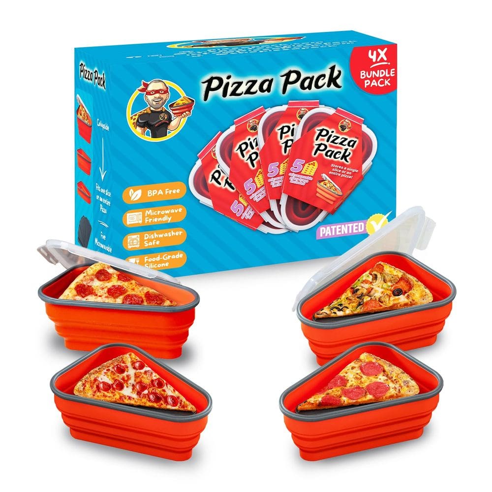 Pizza Pack O recipiente de armazenamento de pizza reutilizável perfeito