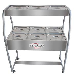 Buffet Combinado Spolu 6 Cubas Quentes 3 Cubas Frias 220V SPL-506CO