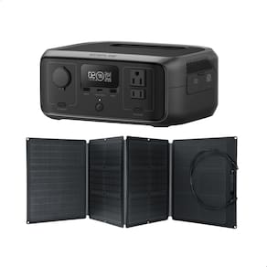Estação De Energia Bateria Portátil Ecoflow River 3 127V 300W Gerador com painel Solar 110V