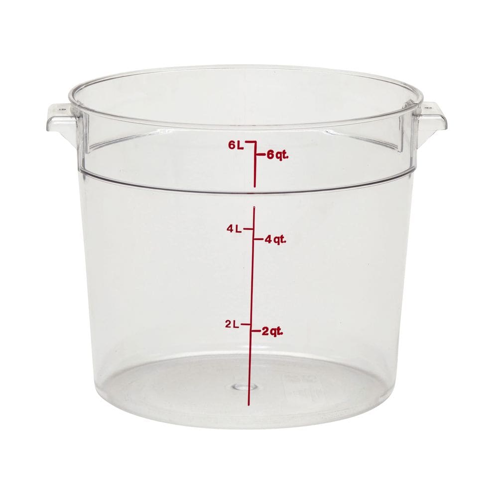Recipiente de armazenamento de alimentos Cambro Round Series 6L Commercial
