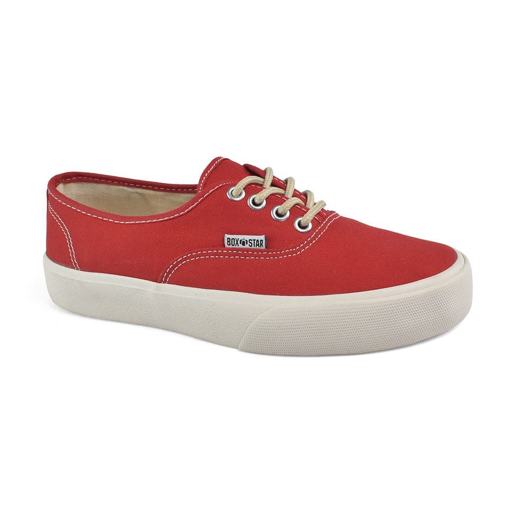 Tênis Box 200 BX2027 Plataforma Feminino Vermelho