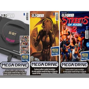 Superpôster Old!Gamer - Mega Drive - Arte A+B+C