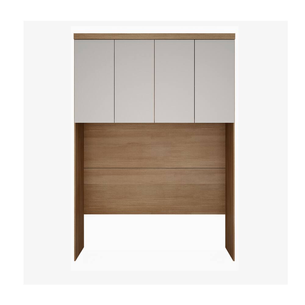 Modulado Aéreo Casal 4 Portas - Linea-Cumaru/Fendi - Móveis Novo Horizonte