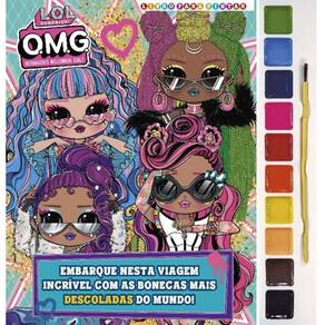 L.O.L. Surprise! O.M.G. Livro Para Pintar Com Aquarela