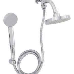 Ducha Parede Quadrada Cromada Eden Com Chuveirinho - Docol