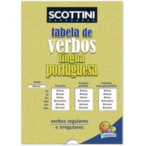Scottini - Tabela de Verbos da Língua Portuguesa (Luva)