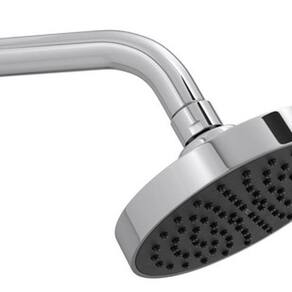Ducha Parede Redonda 1 Jato Direcionável Cromada Flex - Deca
