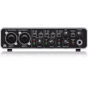 Interface De Audio Usb 4 Canais Processador Midas Umc204Hd