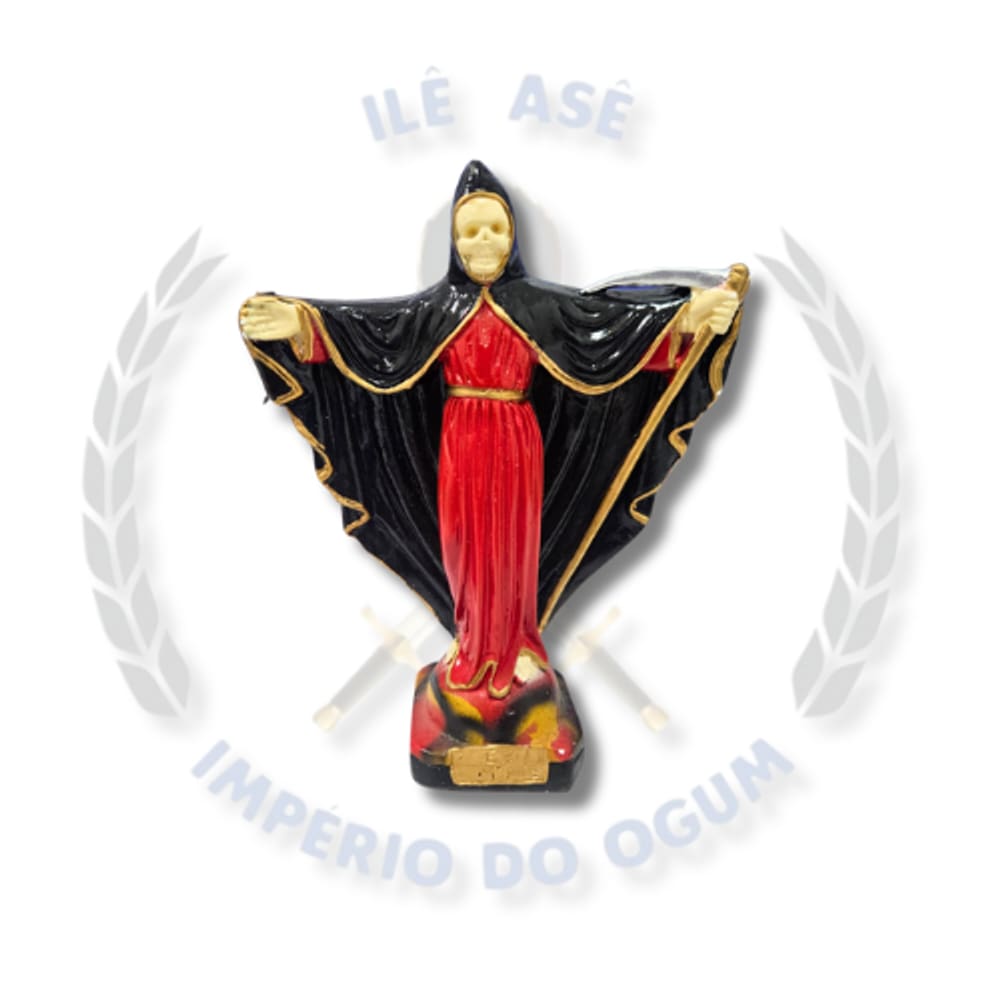 Imagem Gesso Exu 20Cm - Da Morte