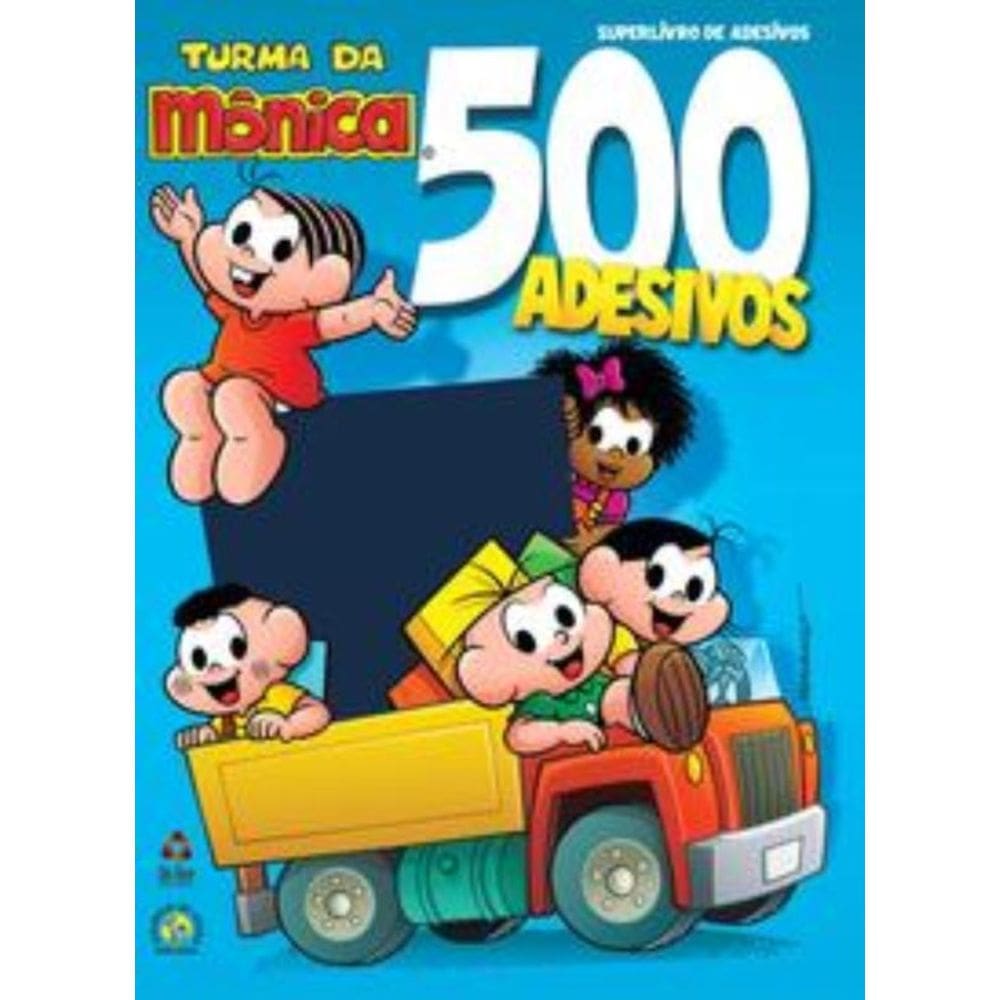 Turma Da Mônica Superlivro De Adesivos - 500 Adesivos