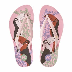 Chinelo Kenner Ibiza Tucano Feminino - Rosa e Lilás