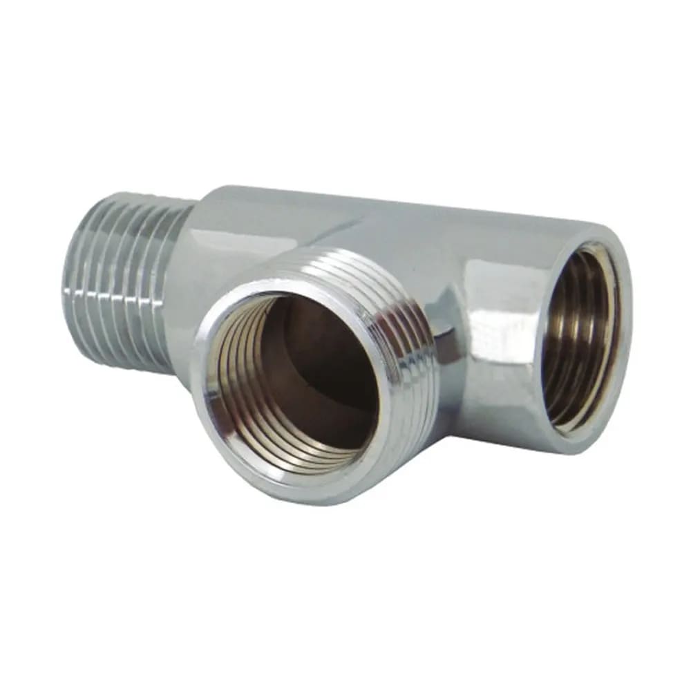 unção Multiúso Cromada para Máquina de Lavar 1/2&quot; [M] X 3/4&quot; [M] e 1/2&quot; [F]