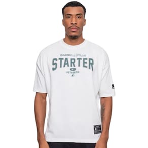 Camiseta Masculina Starter Since Oversized Off White A294A