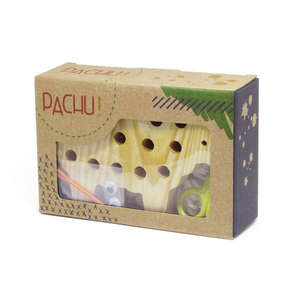 Brinquedo De Madeira Alinhavo Ovelha Lika, Da Pachu - P-02