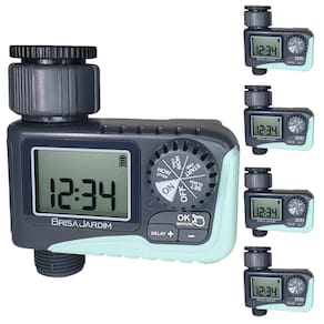 Kit 5 Temporizador Irrigação Digital 1S TIE11 BrisaJardim