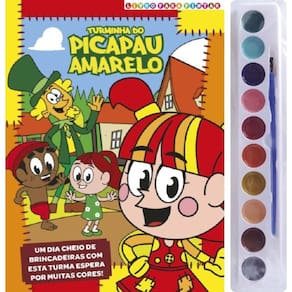 Sítio Do Picapau Amarelo Livro Para Pintar Com Aquarela