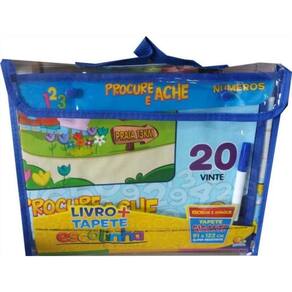 Livro + Tapete - Escolinha - Procure Ache-numeros