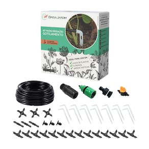 Kit Micro Irrigação Gotejamento KIG14 BrisaJardim
