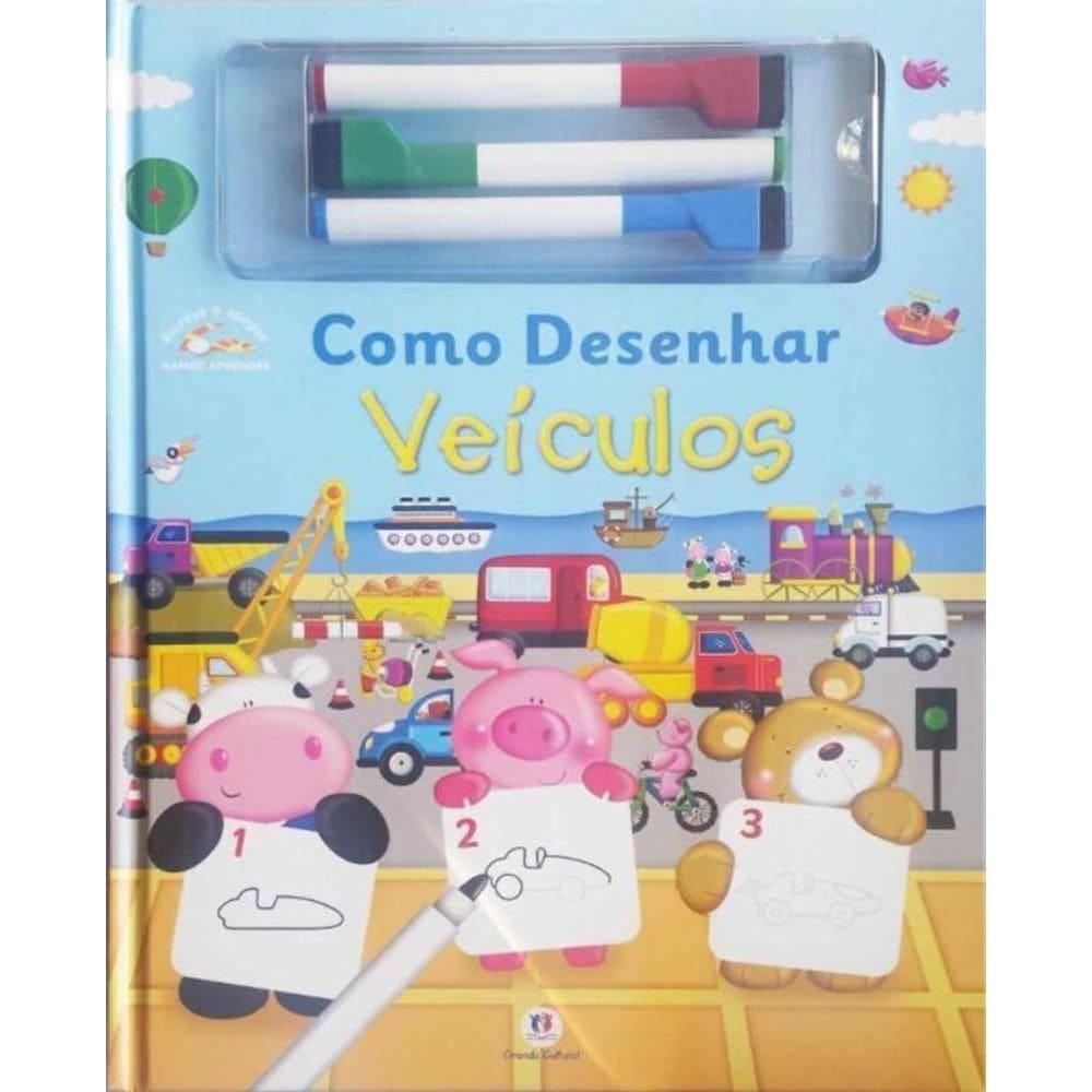 Vamos Aprender - Como Desenhar Veiculos