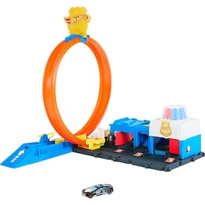 Pista Hot Wheels Super Delegacia JBM71 - Mattel
