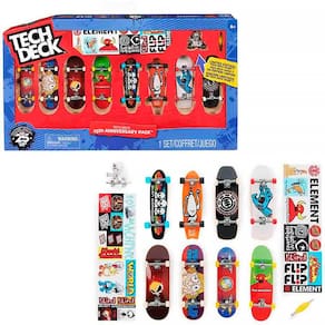 Tech Deck Pack Edição Aniversário 25 Anos com 8 Skates de Dedo 3810 - Sunny