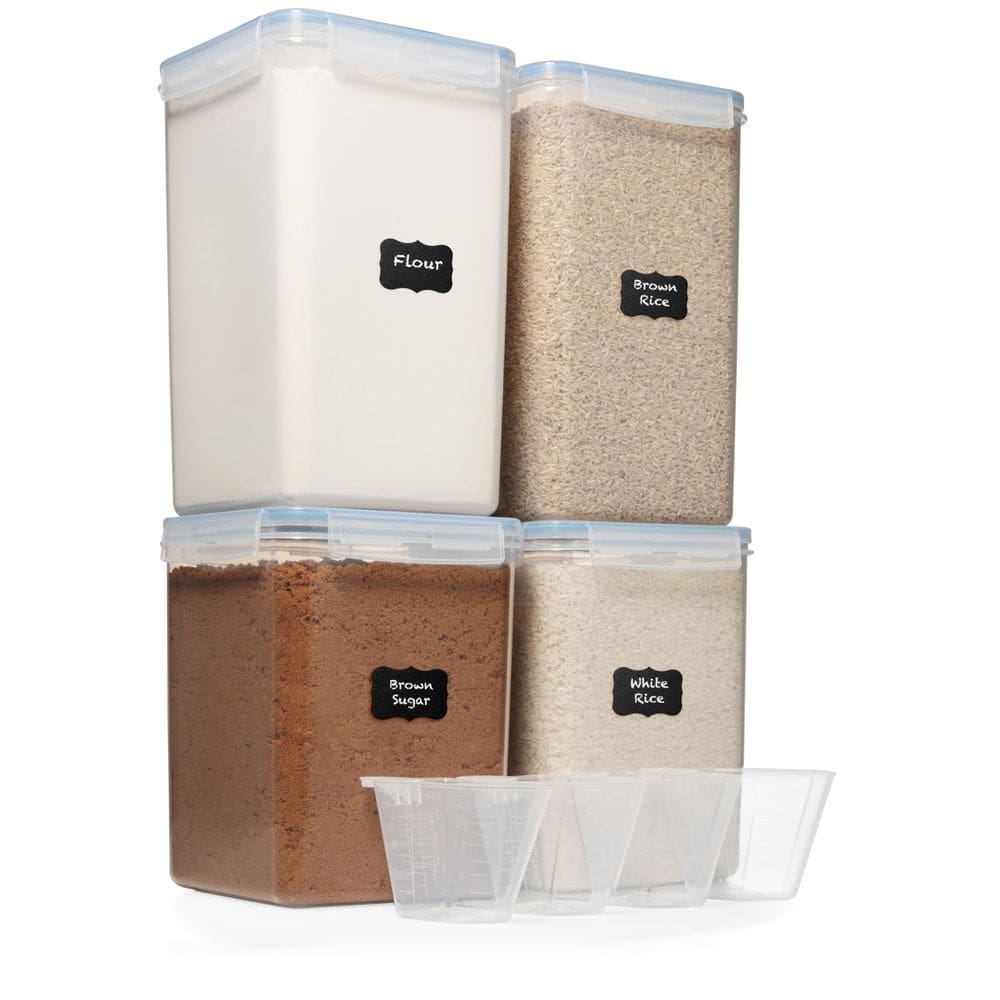 Recipiente de armazenamento de alimentos WHITE FEATHER SUPPLIES Farinha