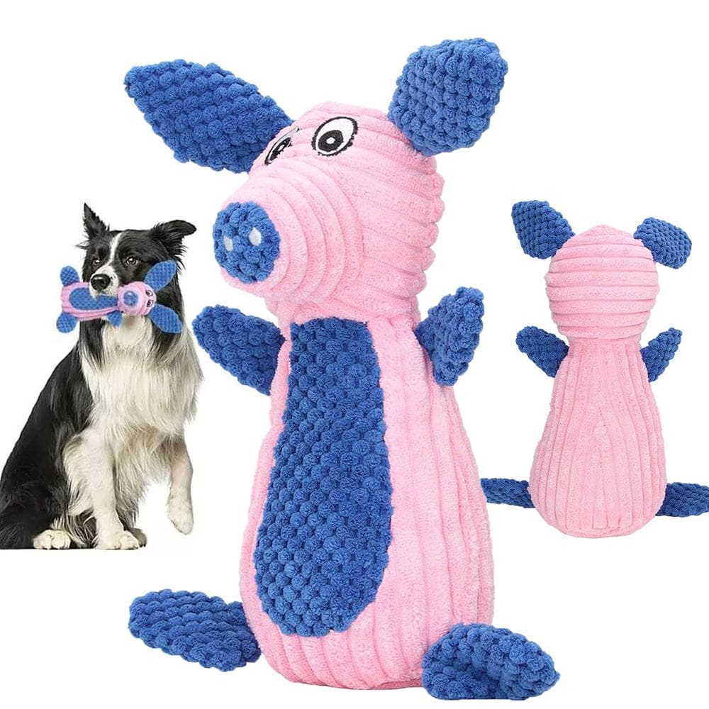 Mordedor De Pelucia Cachorro Gato Pet Caes Animais Estimaçaço Brinquedo interativo com Apito Divertido