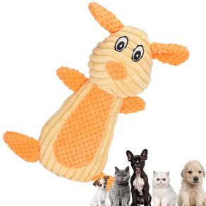 Mordedor Pelucia Apito Cachorro Gato Caes Pet Brinquedo Dentiçao Interativo Animais Estimaçao