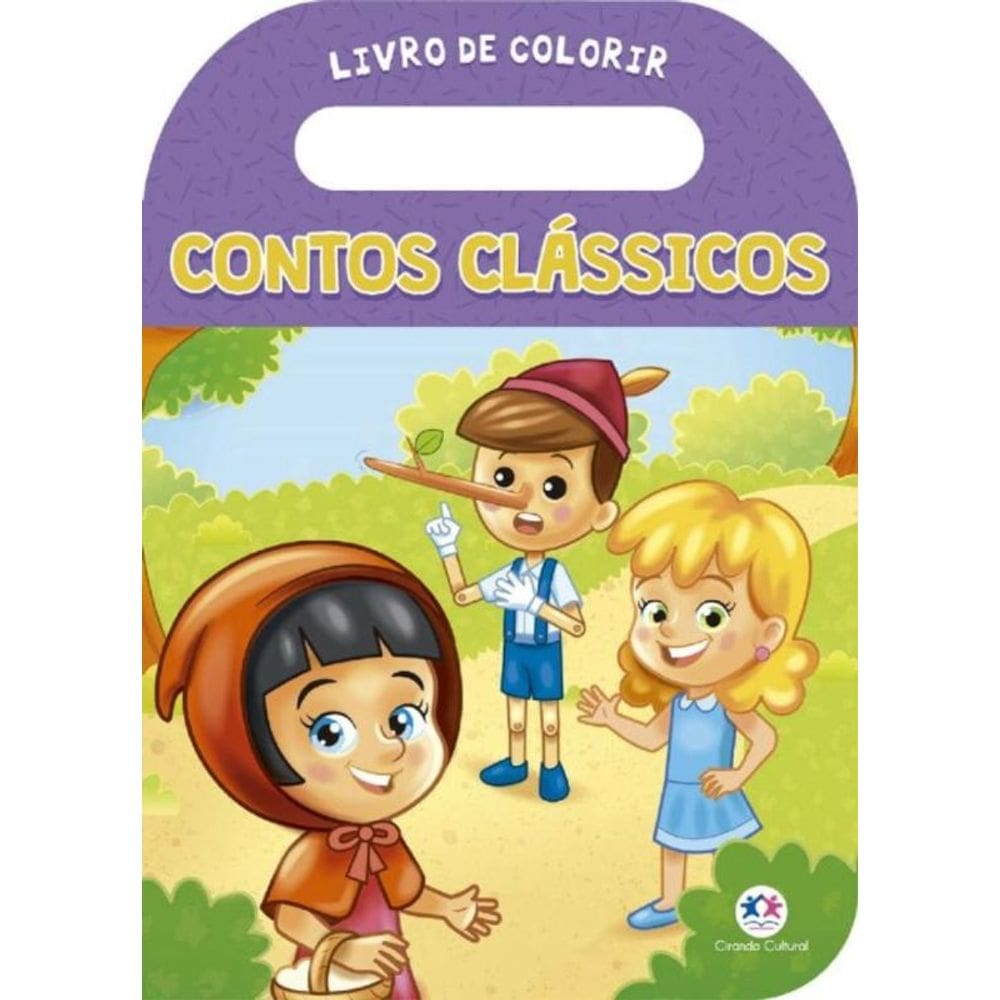 Contos Classicos - Livro De Colorir Com Alca