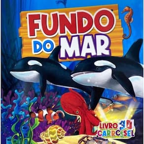 Livro 3d Carrossel - Fundo Do Mar