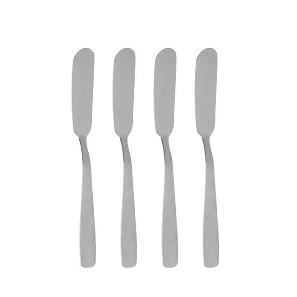 Jogo 4 Espátulas Inox Para Patê E Manteiga Hauskraft