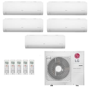 Ar-Condicionado Multi Split Inverter LG 36.000 (3x Evap HW 7.000 + 2x Evap HW 12.000) Quente/Frio 220V