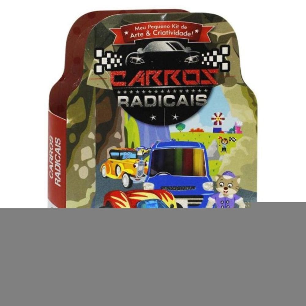 Meu Pequeno Kit De Arte & Criatividade! Carros Radicais