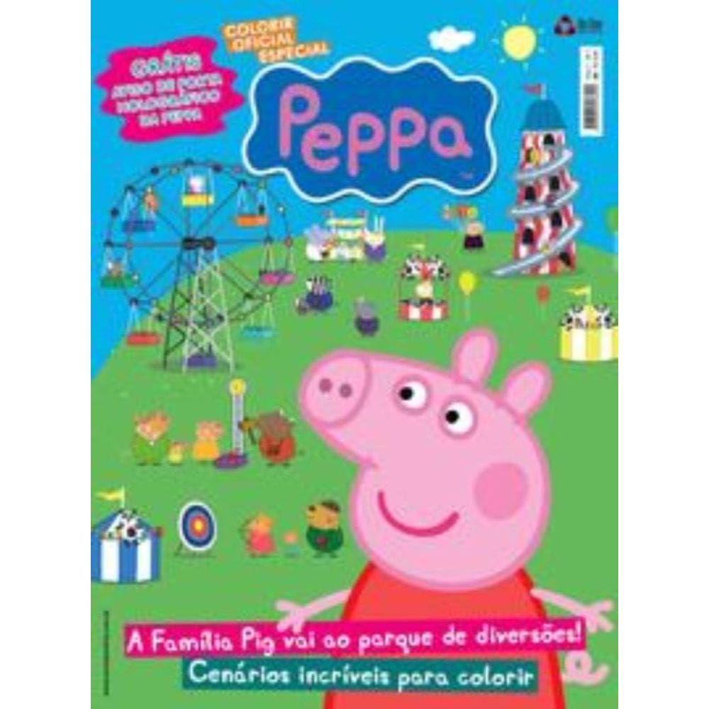 Peppa Pig - Colorir - Especial Oficial - a Família Pig Vai Ao Parque De Diversões!