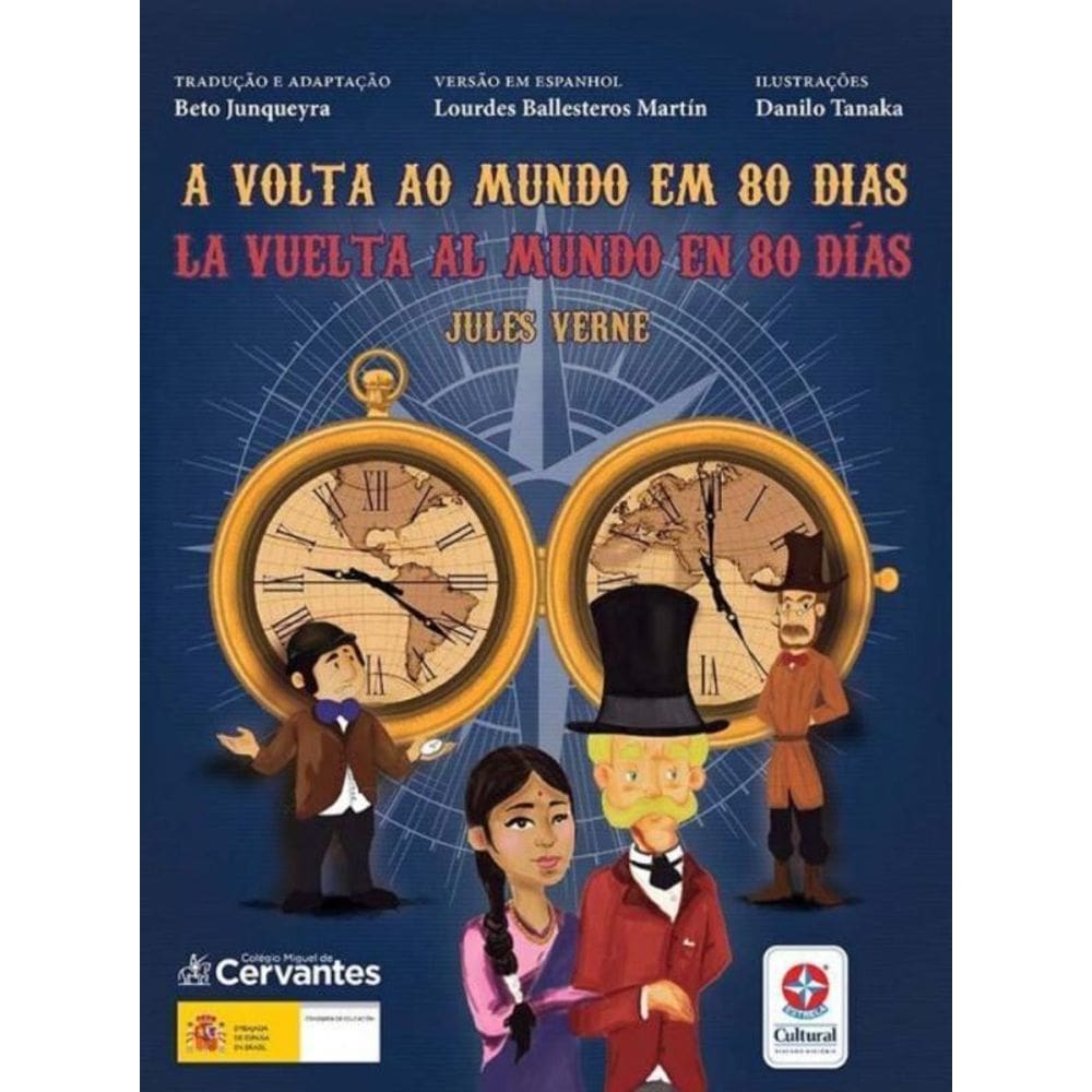 Volta Ao Mundo Em 80 Dias, A - (Portug./Espanol)