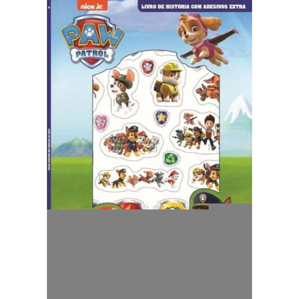 Patrulha Canina Livro de História Com adesivos Extra - 01ed/20