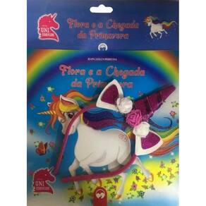 Kit Tiara Unicornios Flora e Chegada da Primavera