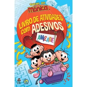 Turma Da Mônica Livro De Atividades Com Adesivos - Amizade